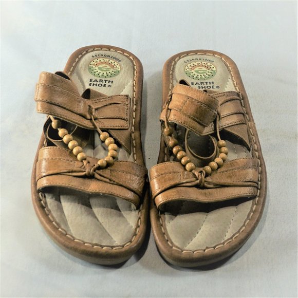 Earth Shoe Ginseng Gelron 2000 sandals 6.5 EUC - Picture 3 of 4